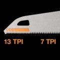 Pro Power Tooth jämelõike käsisaag (55 cm, 7 TPI)